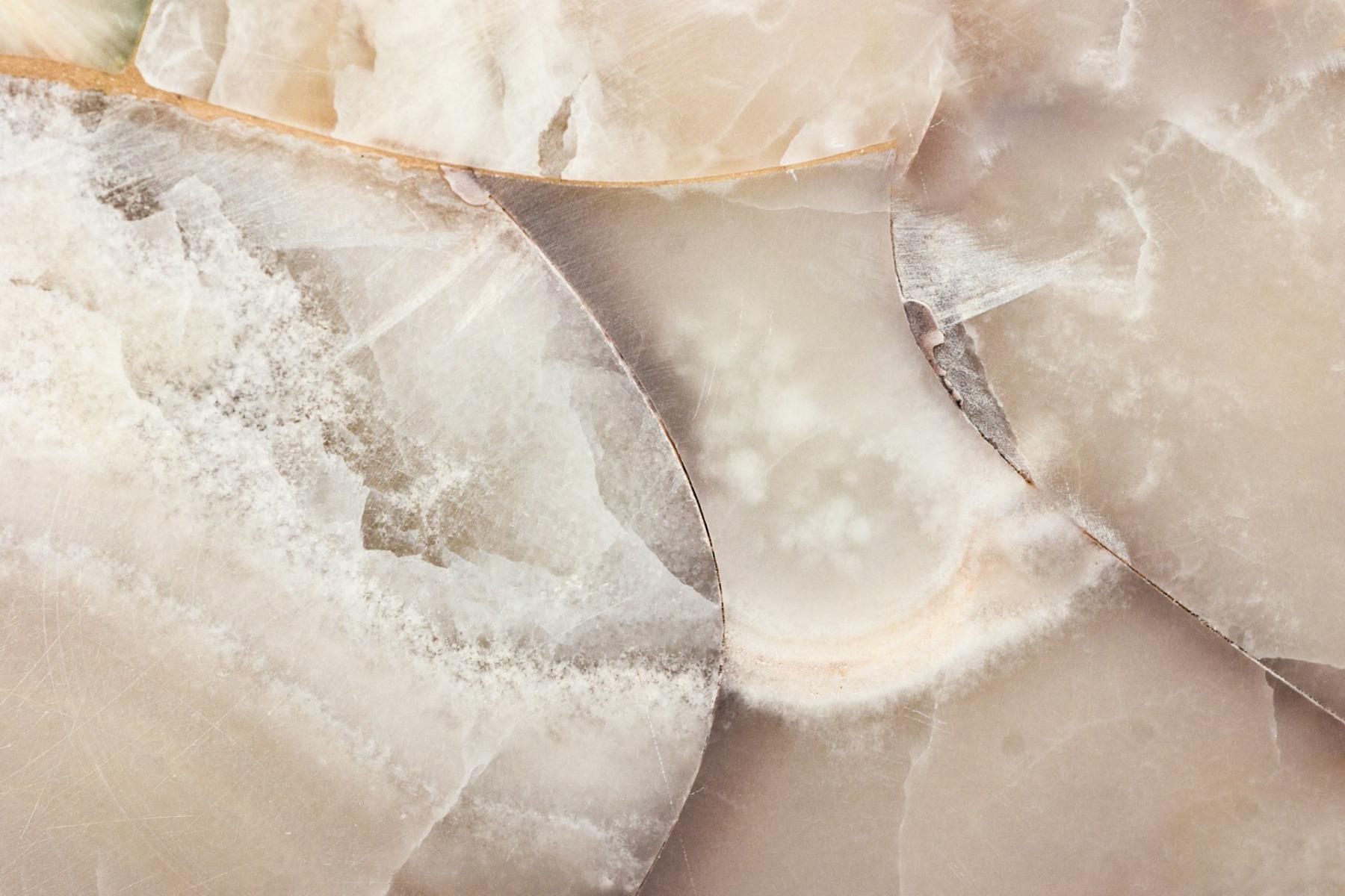 A close-up image of a quartz countertop