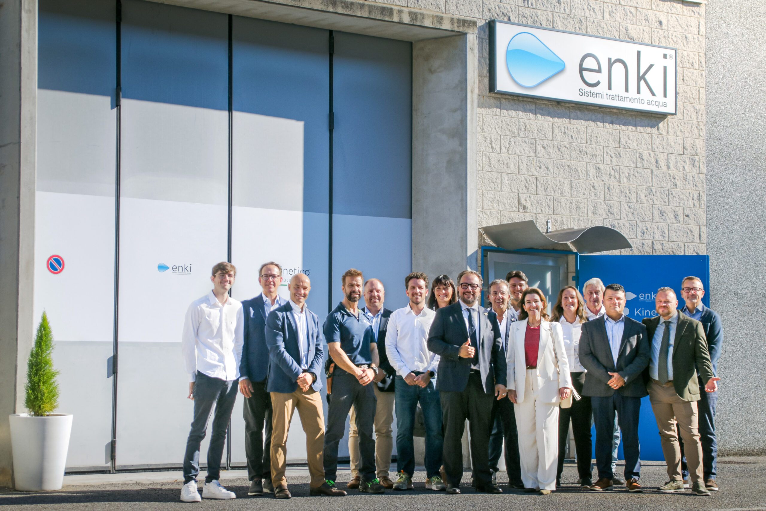 Kinetico and Enki Water team in Italy